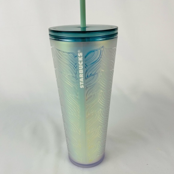 Starbucks Other - NWT Starbucks 50th Anniversary Frosted Siren Tail Venti 24oz Cold Cup Tumbler